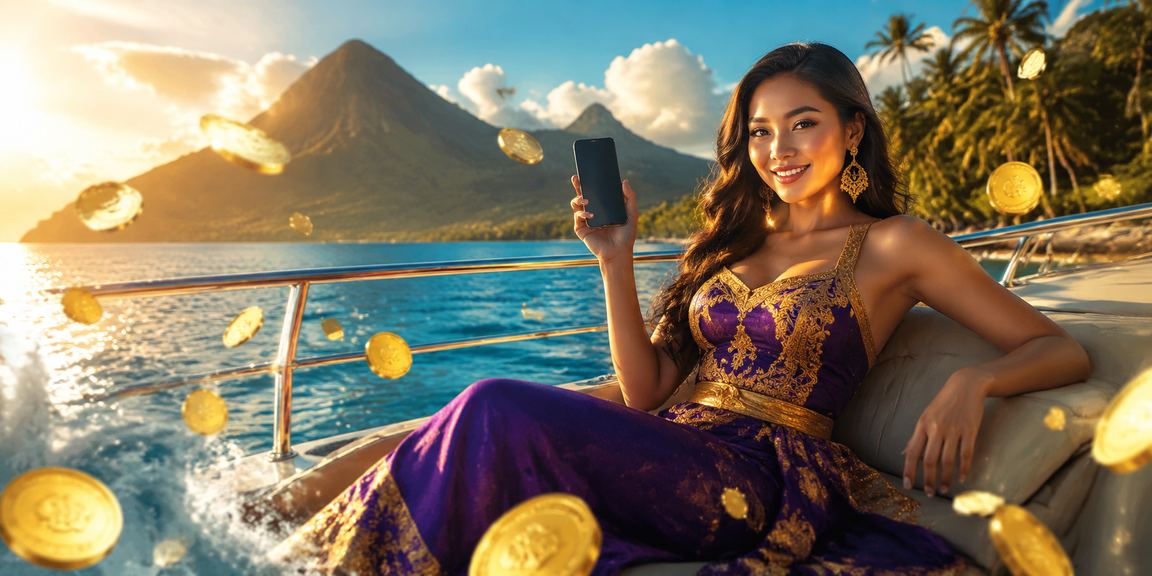 Pemain VIP menggunakan aplikasi casino dengan tampilan elegan dan nyaman