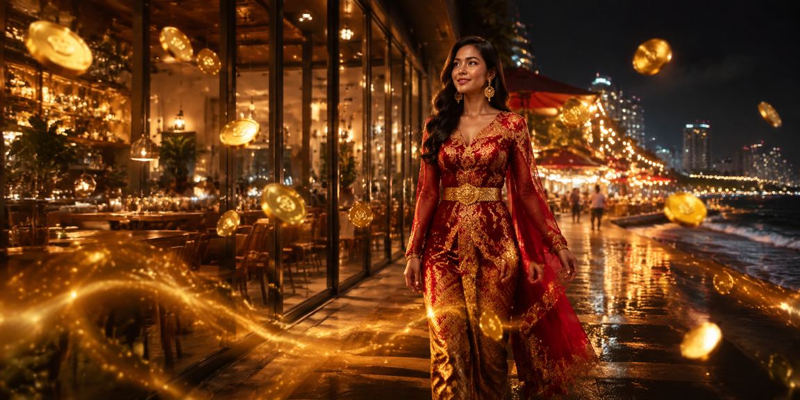 Anggota VIP menikmati bonus eksklusif sambil bersantai di kedai kopi Vietnam